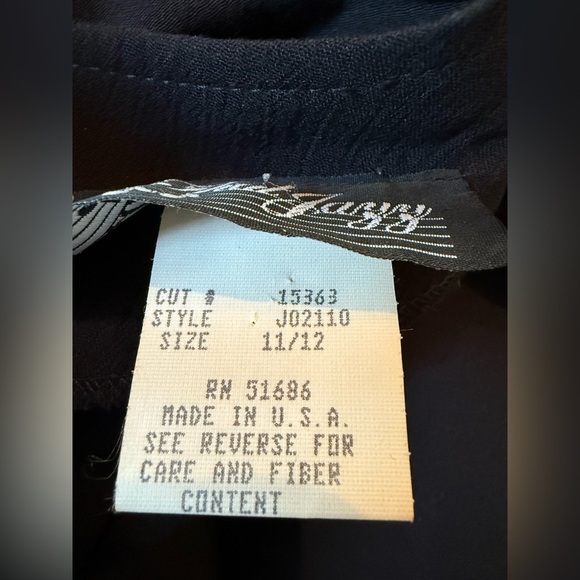 Vintage 80’s/90’s ALL THAT JAZZ Black Wrap Maxi Dress Women’s Size 11/12 - Picture 7 of 13